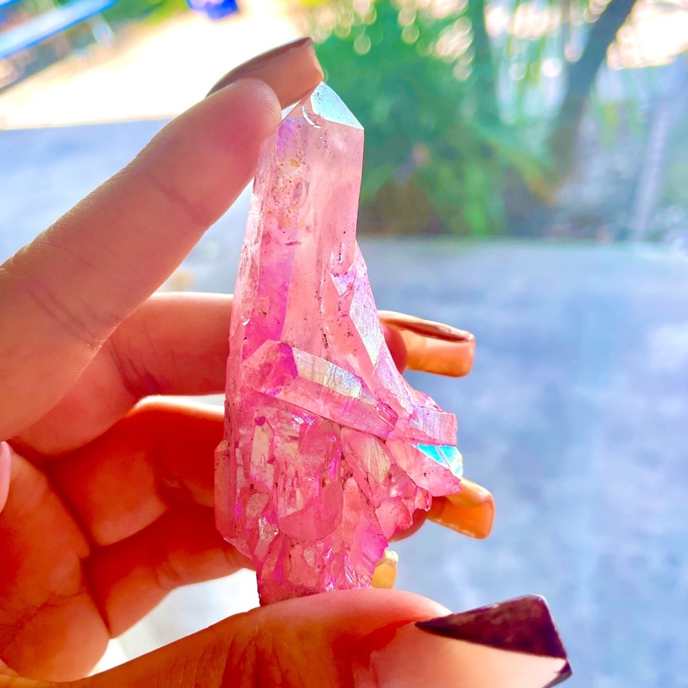 Pink Angel Quartz Pink Cluster ♡